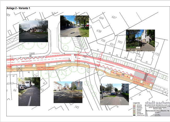 Hohenstaufenallee -Planung Barbarossaplatz